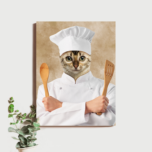 Pet Chef Funny Portrait