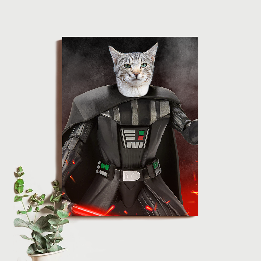 Darth Vader Pet Portrait