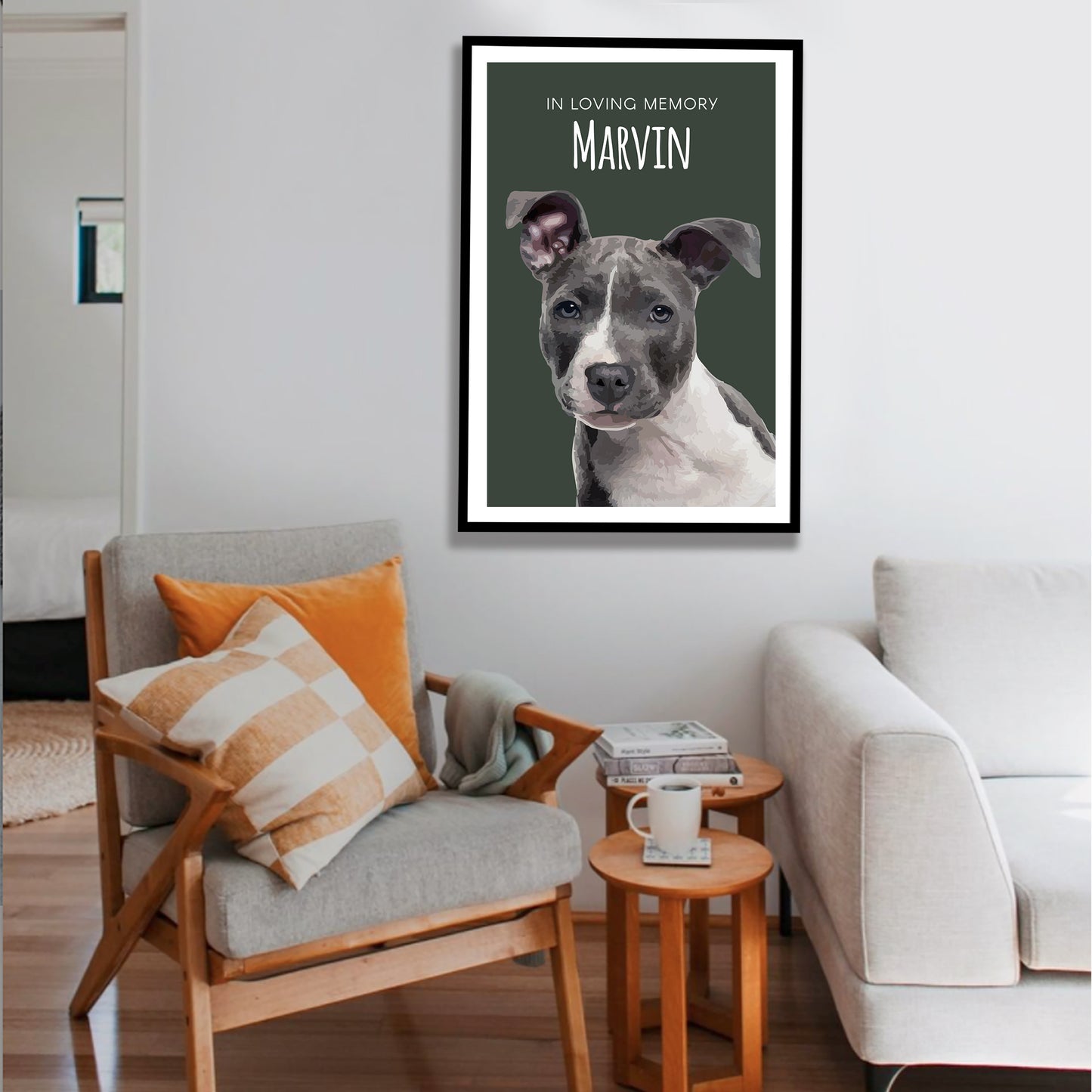 In Loving Memory Memorial Pet Portrait