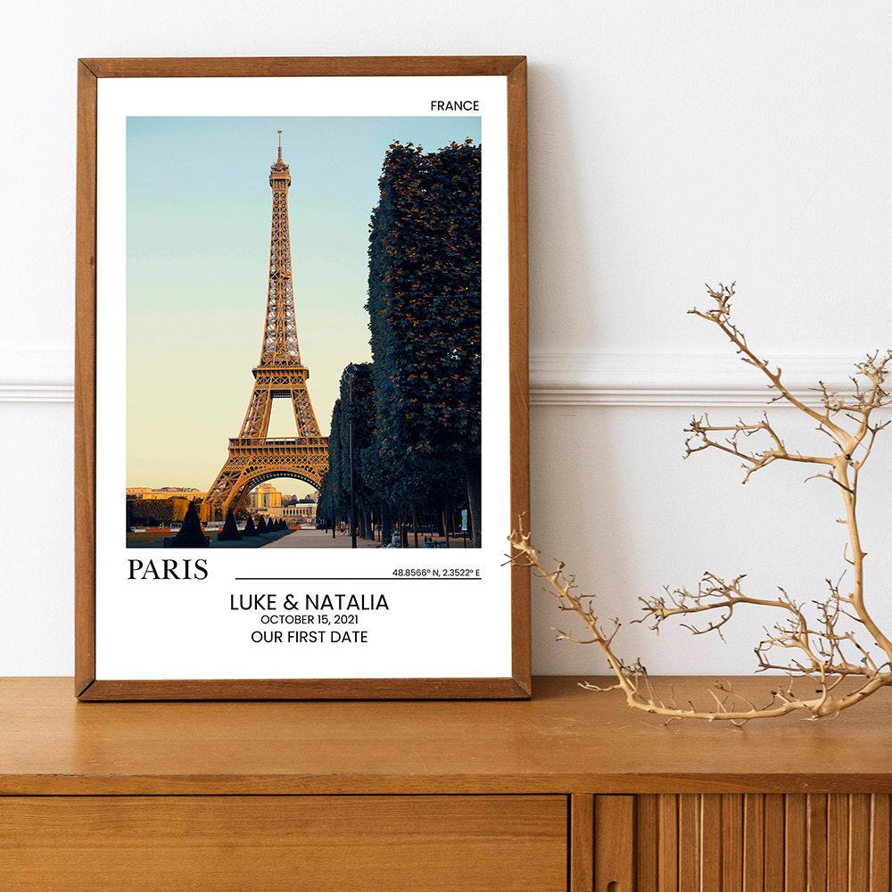 Custom Wedding Poster - Personalized Anniversary Gift | Wedding Location Print
