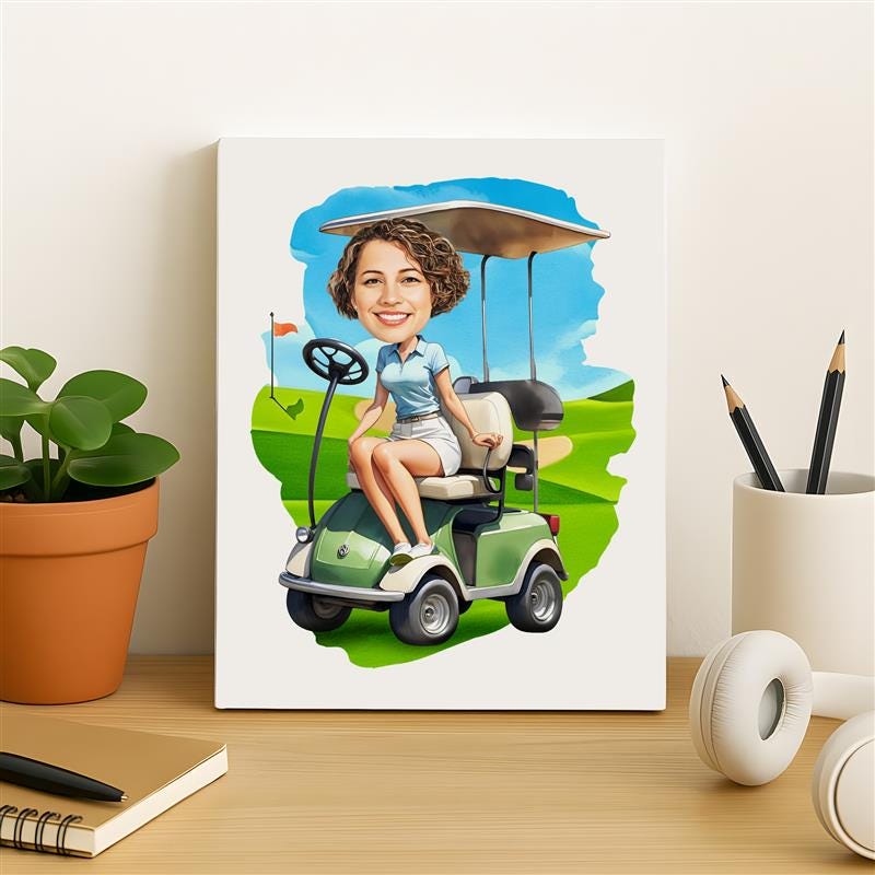 Custom Golf Caricatures