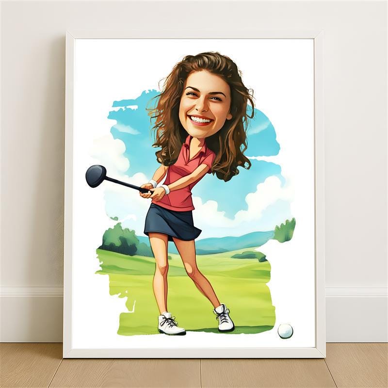 Custom Golf Drawing