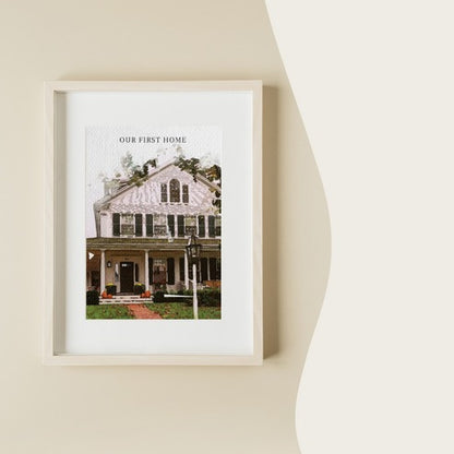 Home Watercolor Portrait