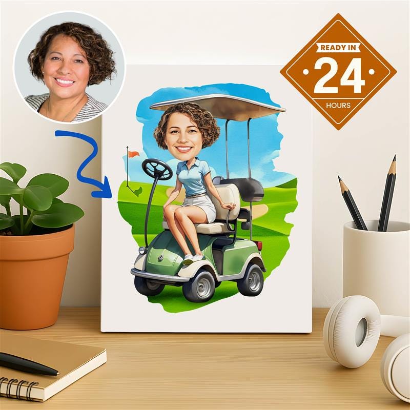 Custom Golf Caricatures