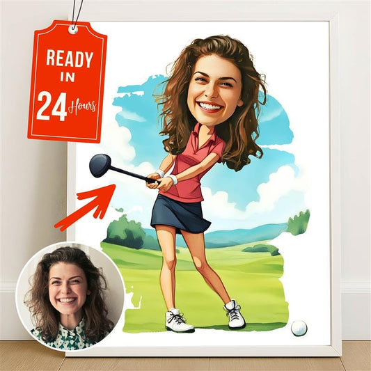 Custom Golf Drawing