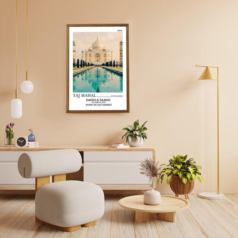 Custom Wedding Poster - Personalized Anniversary Gift | Wedding Location Print