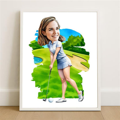 Golfer Caricatures
