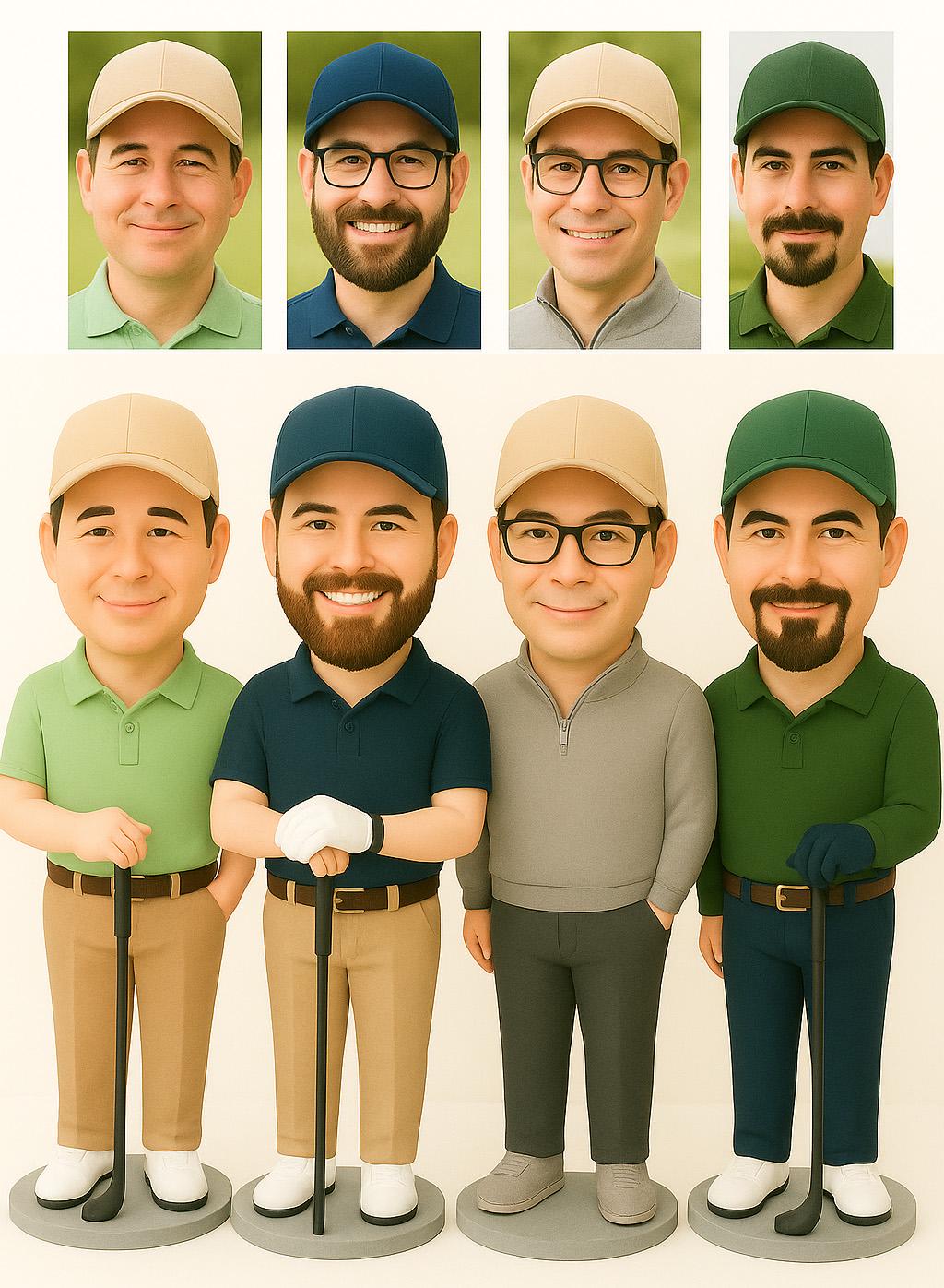 Custom Golf Bobblehead Figure