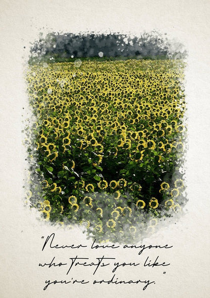 Special Location Watercolor Portrait