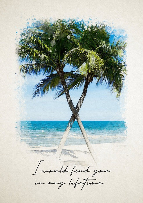 Special Location Watercolor Portrait