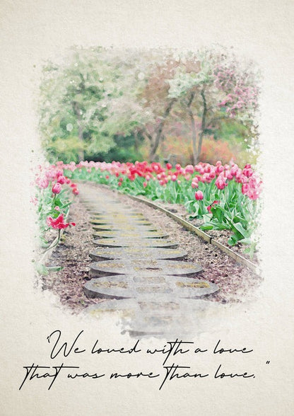 Special Location Watercolor Portrait