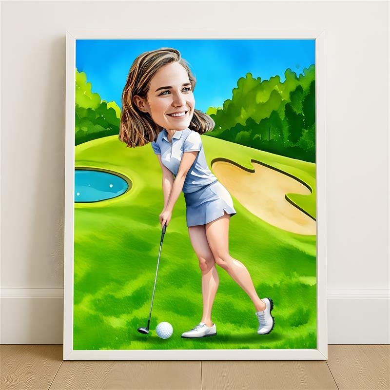 Golfer Caricatures