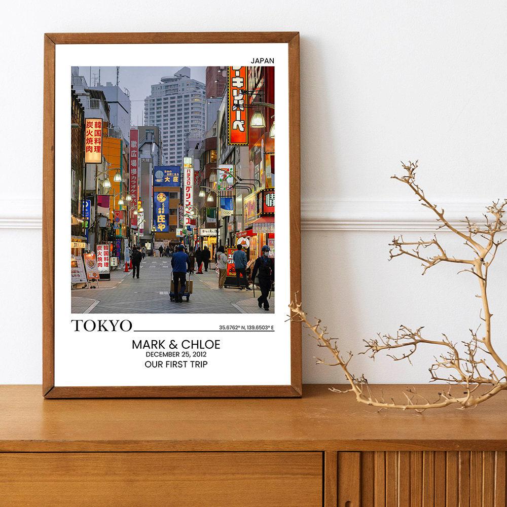 Personalized Wedding Poster - Custom Couple Gift | Destination Wedding Poster Artwork