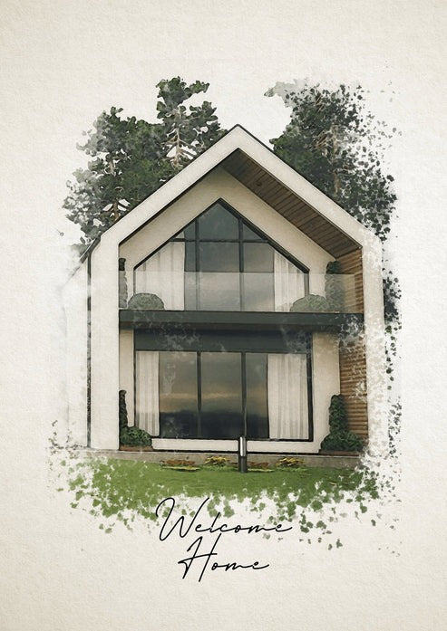 Home Watercolor Portrait