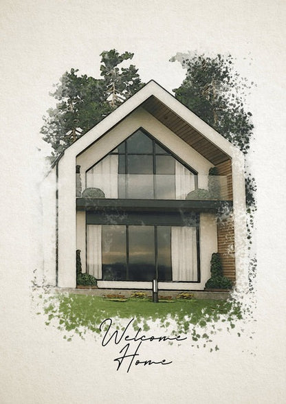 Home Watercolor Portrait