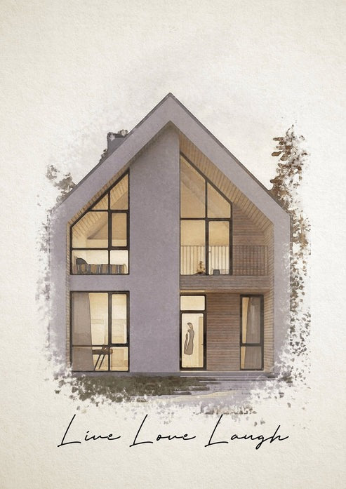 Home Watercolor Portrait