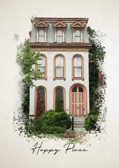 Home Watercolor Portrait