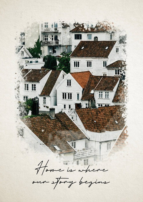 Home Watercolor Portrait