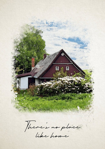 Home Watercolor Portrait