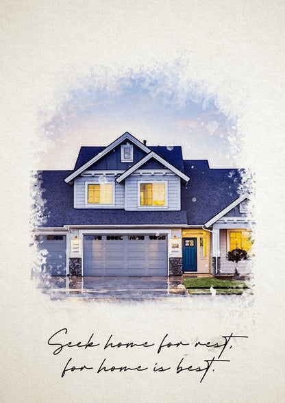 Home Watercolor Portrait