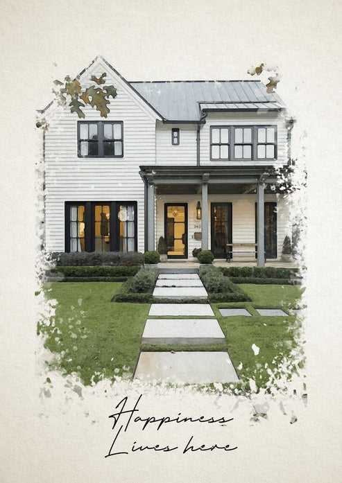 Home Watercolor Portrait