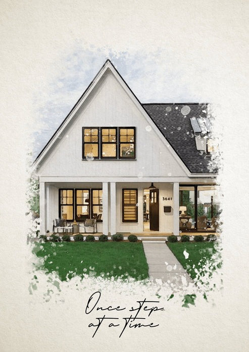 Home Watercolor Portrait