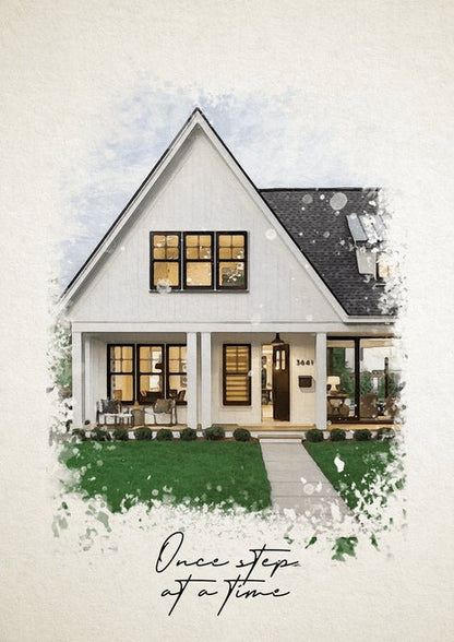 Home Watercolor Portrait