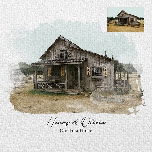 Home Watercolor Portrait