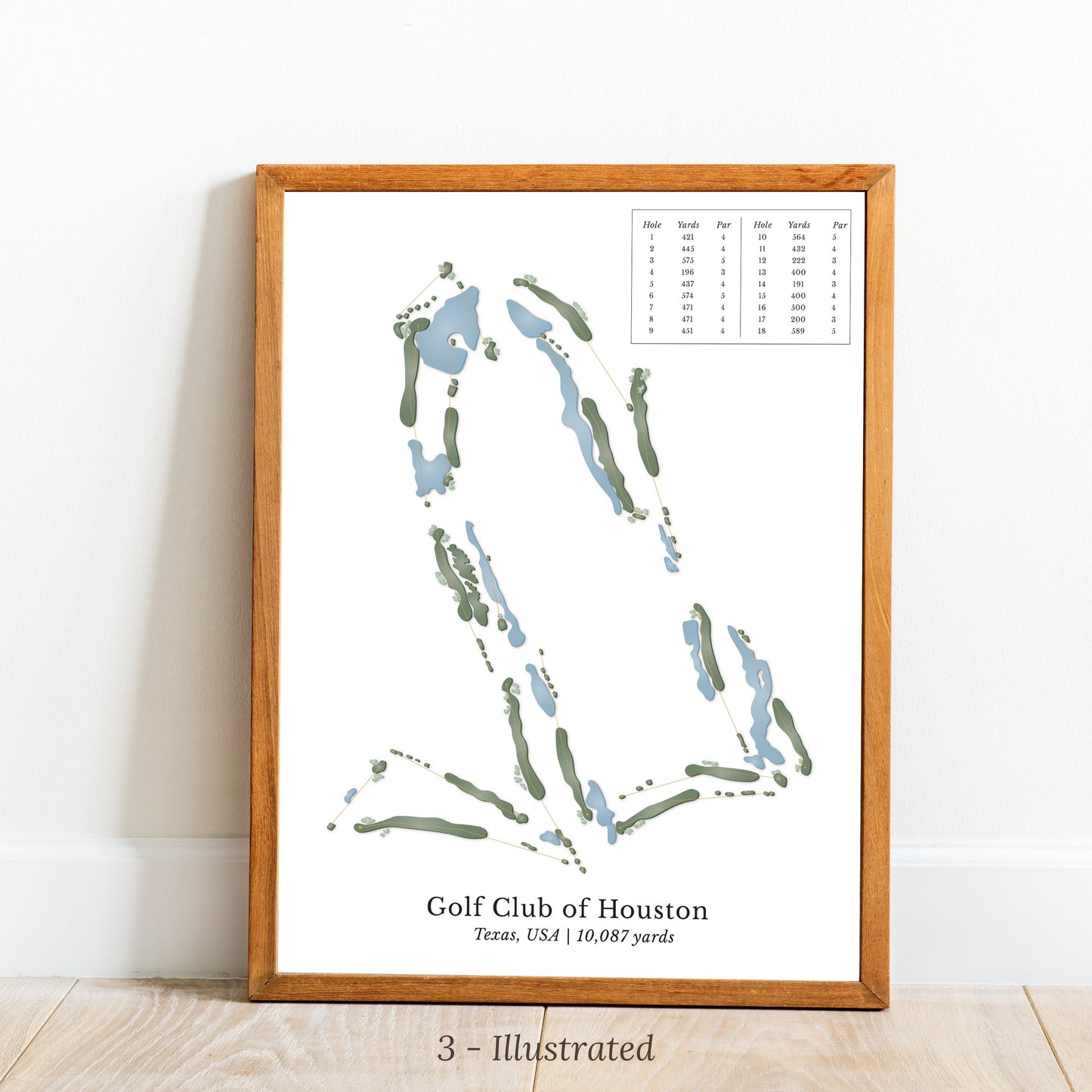 Golf Course Map, Personalized Gifts, Wall Decors, Course Prints, Golf Map Poster, Custom Golf Art, Personalized Golf Course Prints, Golf Art