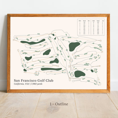 Golf Course Map, Personalized Gifts, Wall Decors, Course Prints, Golf Map Poster, Custom Golf Art, Personalized Golf Course Prints, Golf Art