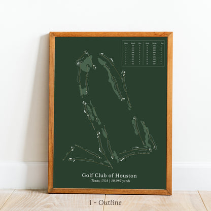 Custom Golf Course Map, Personalized Golf Course Poster, Custom Golf Course Canvas Print, Digital Art Golf Course Map, Custom Poster Gifts