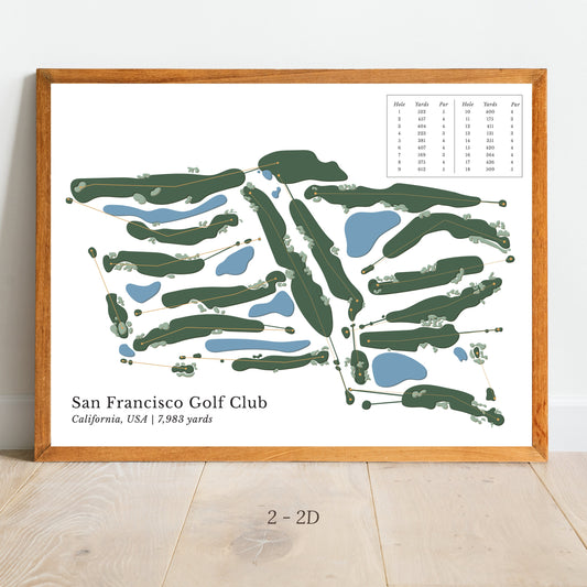 Golf Course Map, Personalized Gifts, Wall Decors, Course Prints, Golf Map Poster, Custom Golf Art, Personalized Golf Course Prints, Golf Art