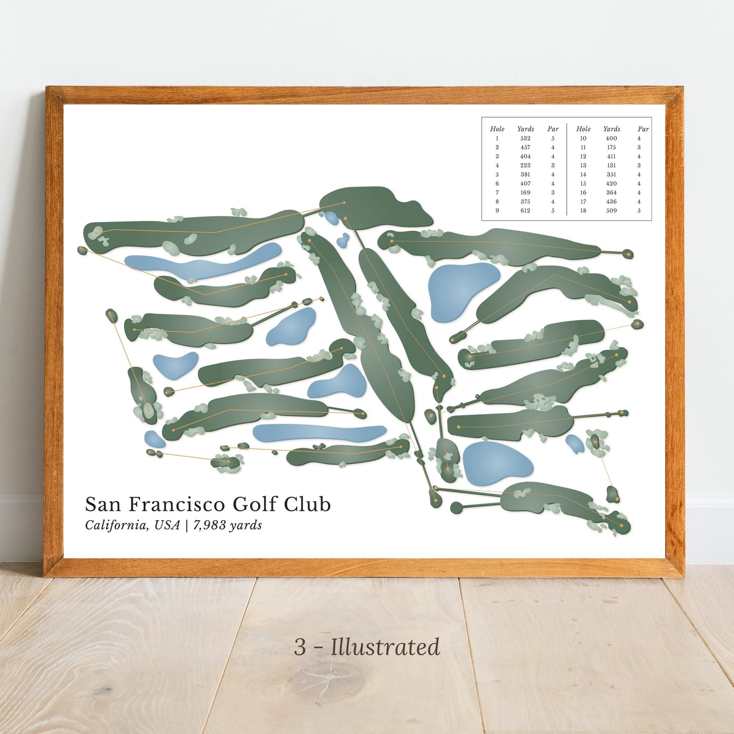 Custom Golf Art, Golf Art, Golf Course Map, Wall Decors, Personalized Golf Course Prints, Course Prints, Personalized Gifts, Golf Map Poster