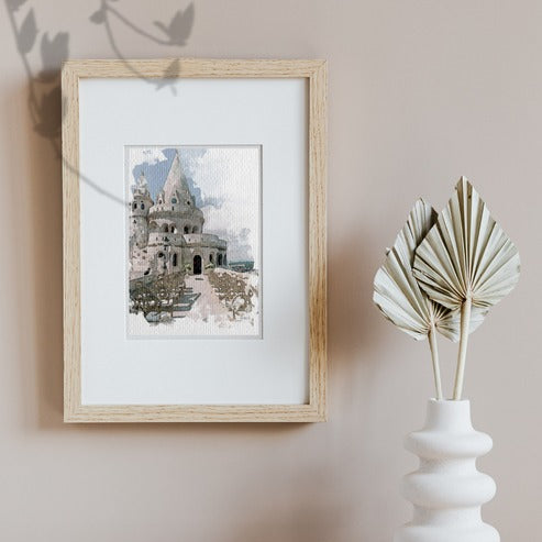 Venue Watercolor Portrait