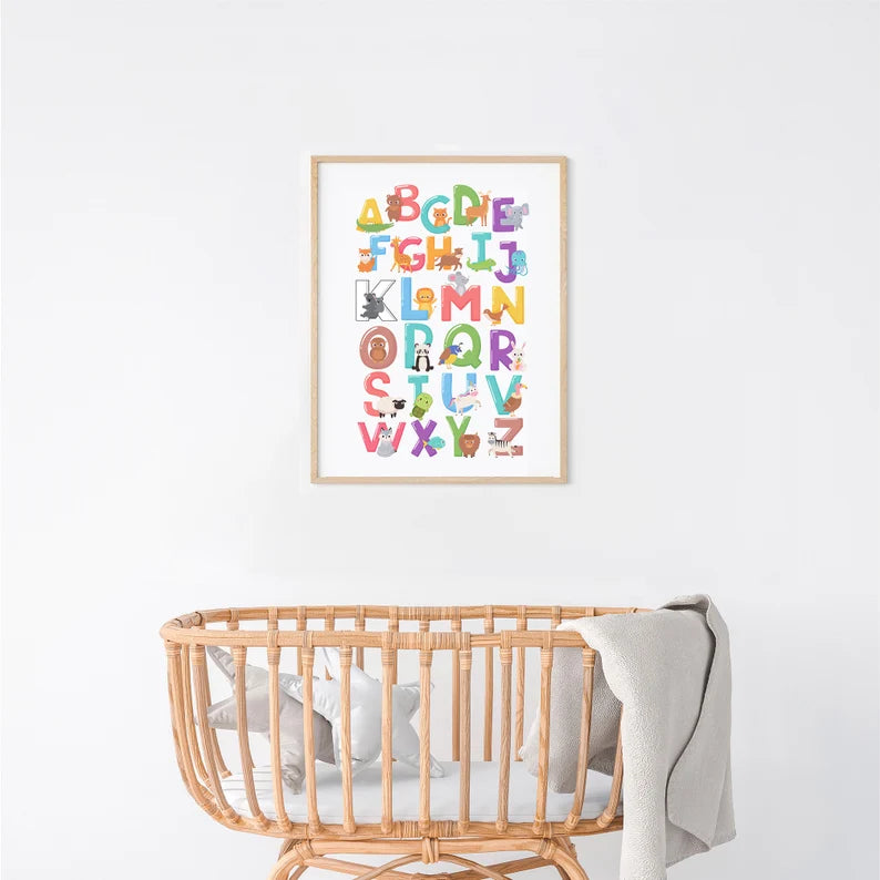 Alphabet Animals Poster