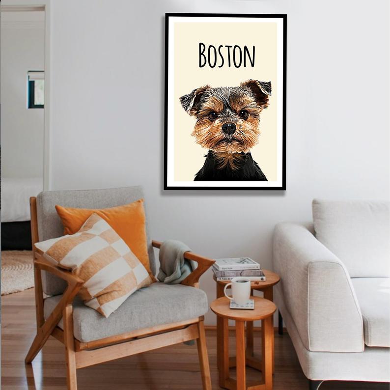 Personalized Pet Portrait for Dogs