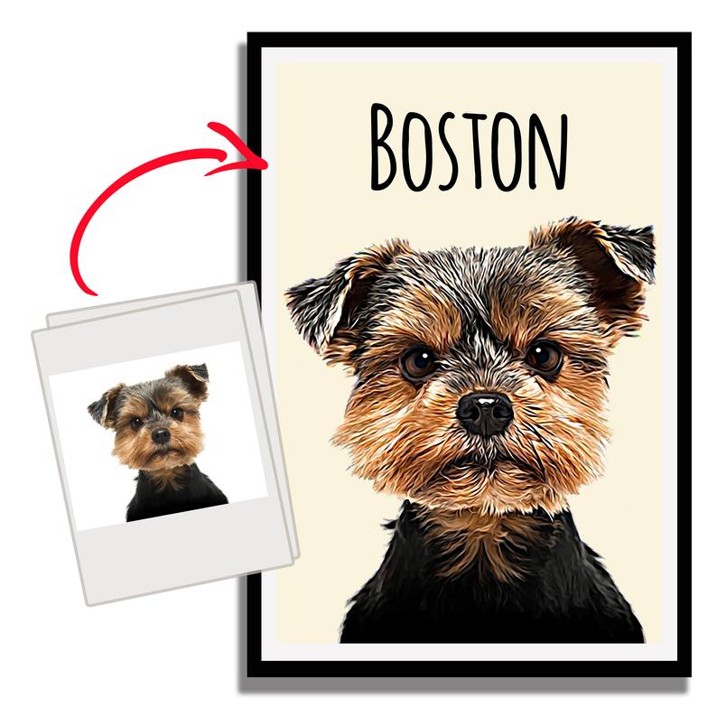 Personalized Pet Portrait for Dogs