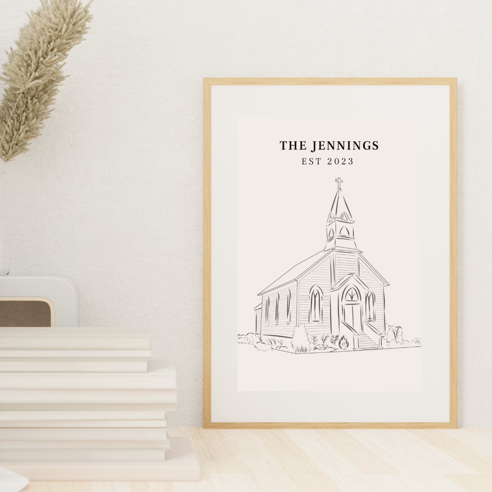 Custom Wedding Venue Poster