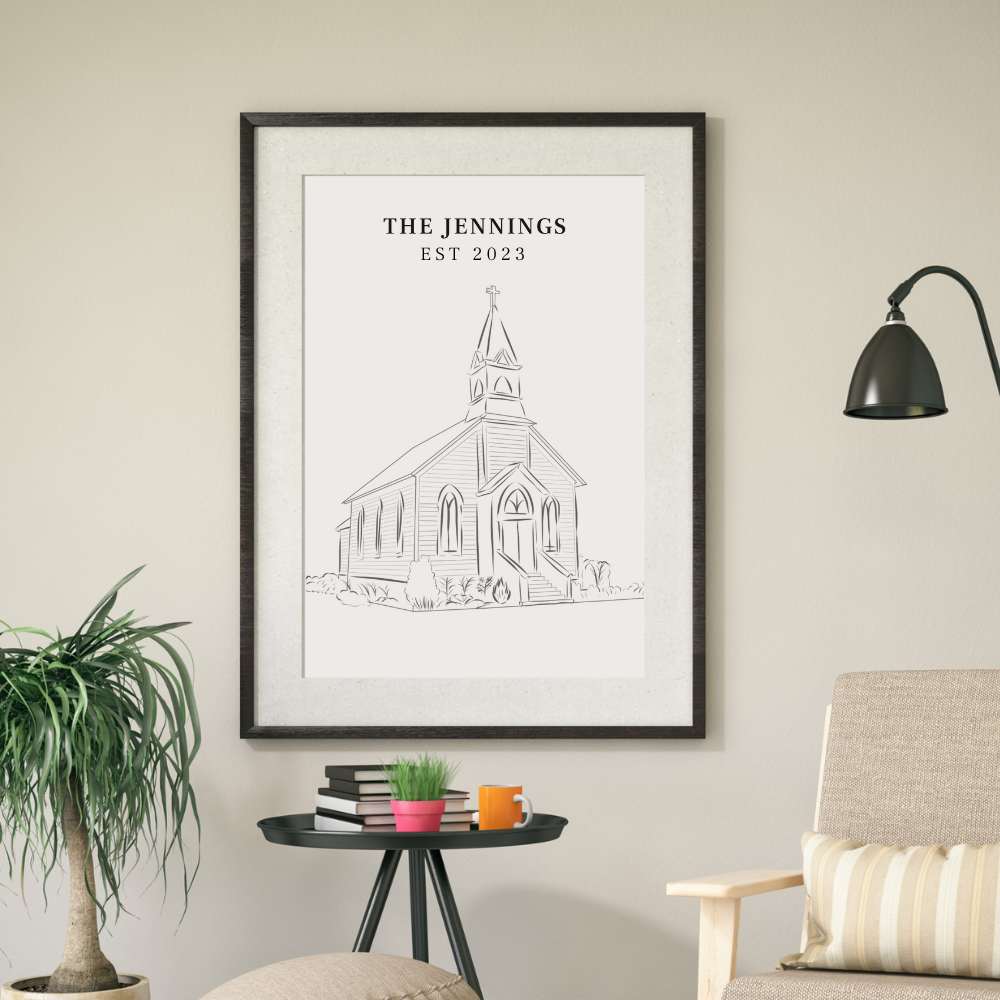 Custom Wedding Venue Poster