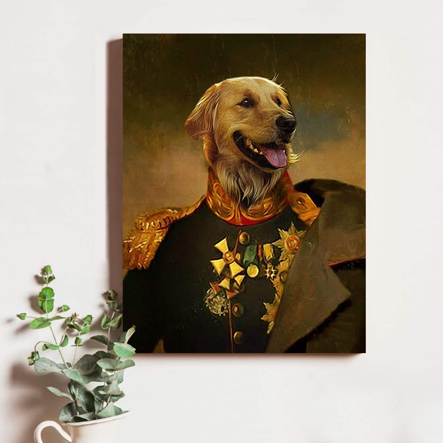 Renaissance Pet Dog Portrait