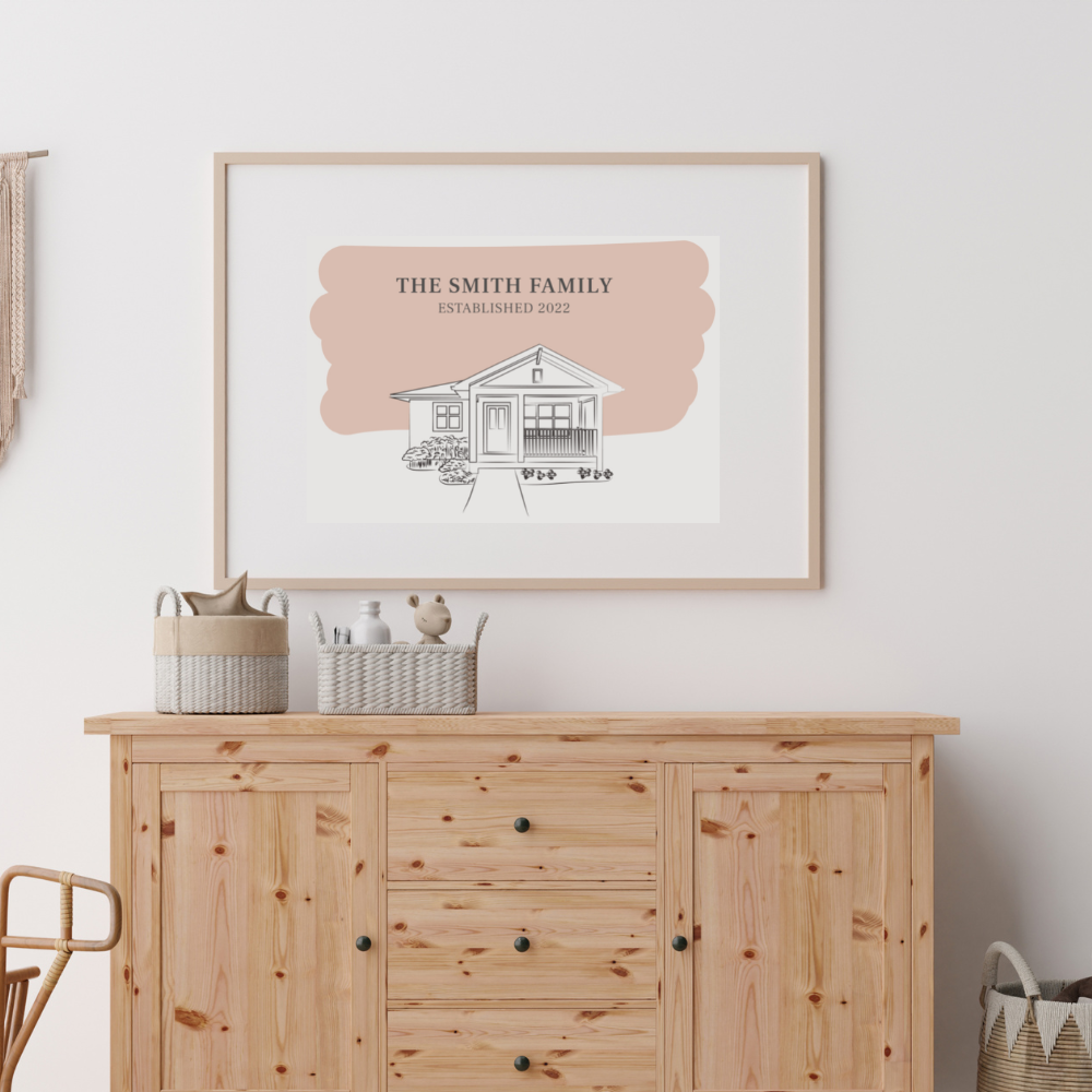 Wedding Venue Illustrated Portrait