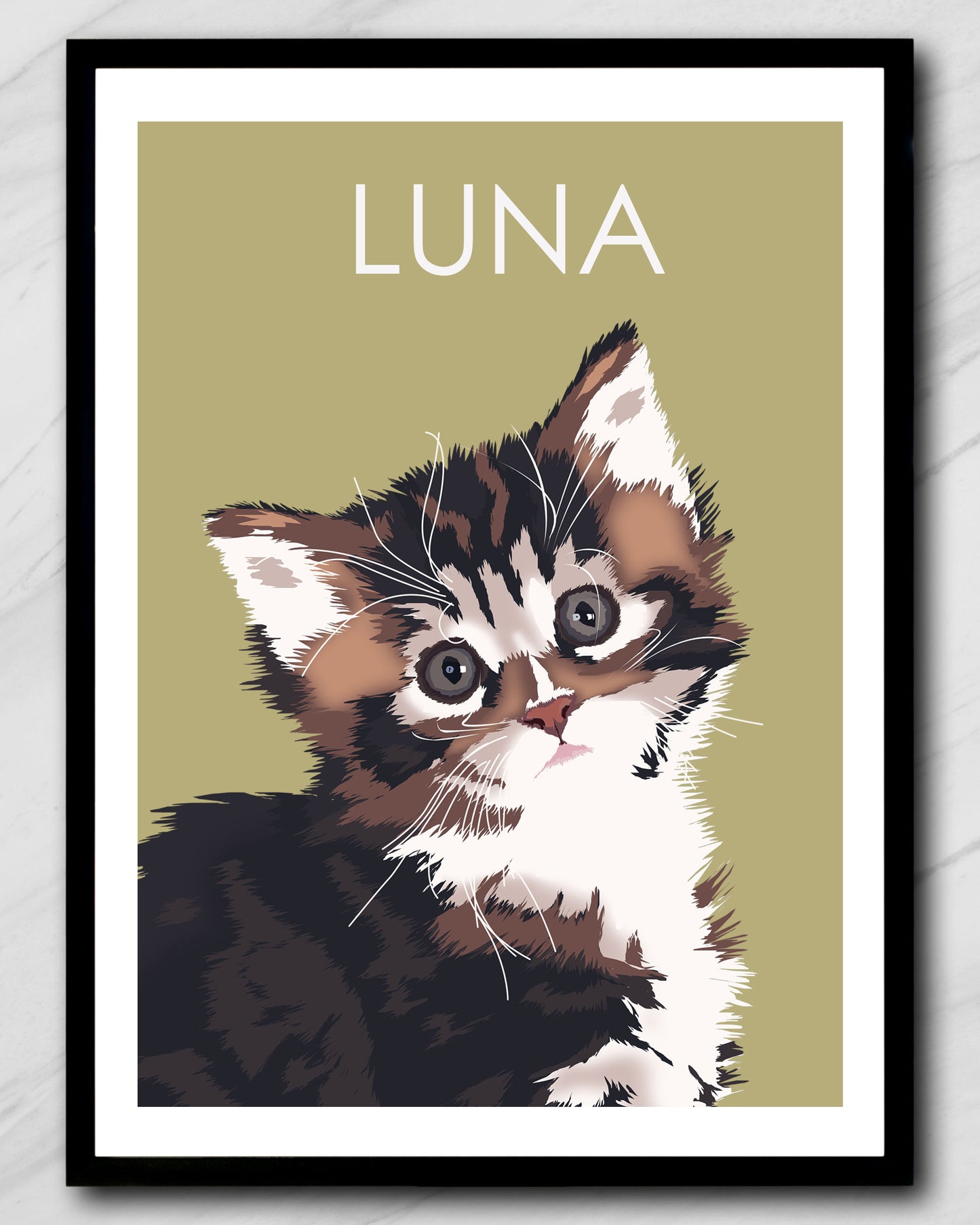 Minimalist Pet Portrait Gifts