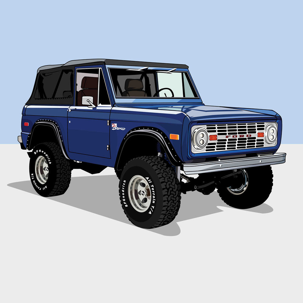 Bronco Car Illustration