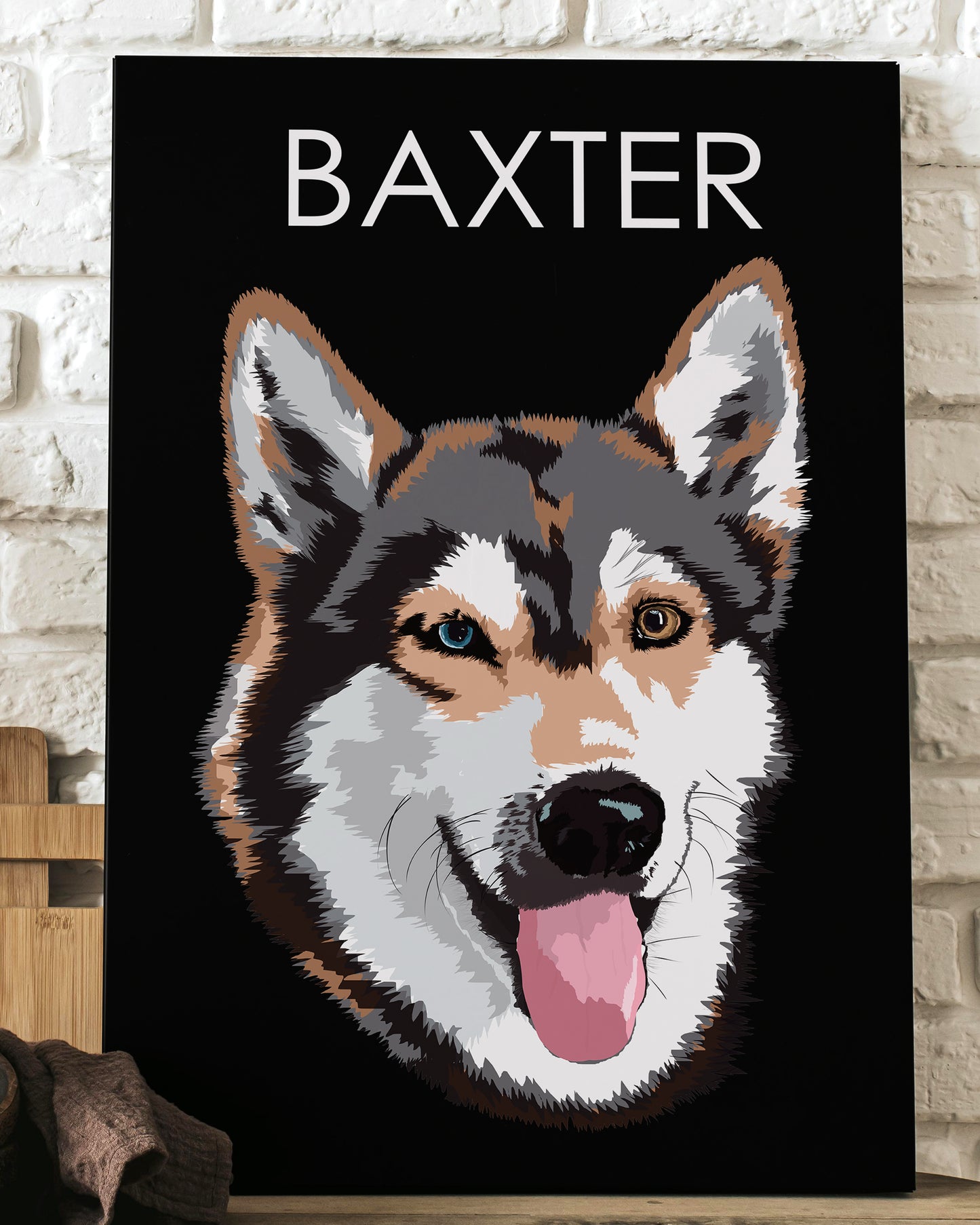 Personalized Minimalist Pet Portrait