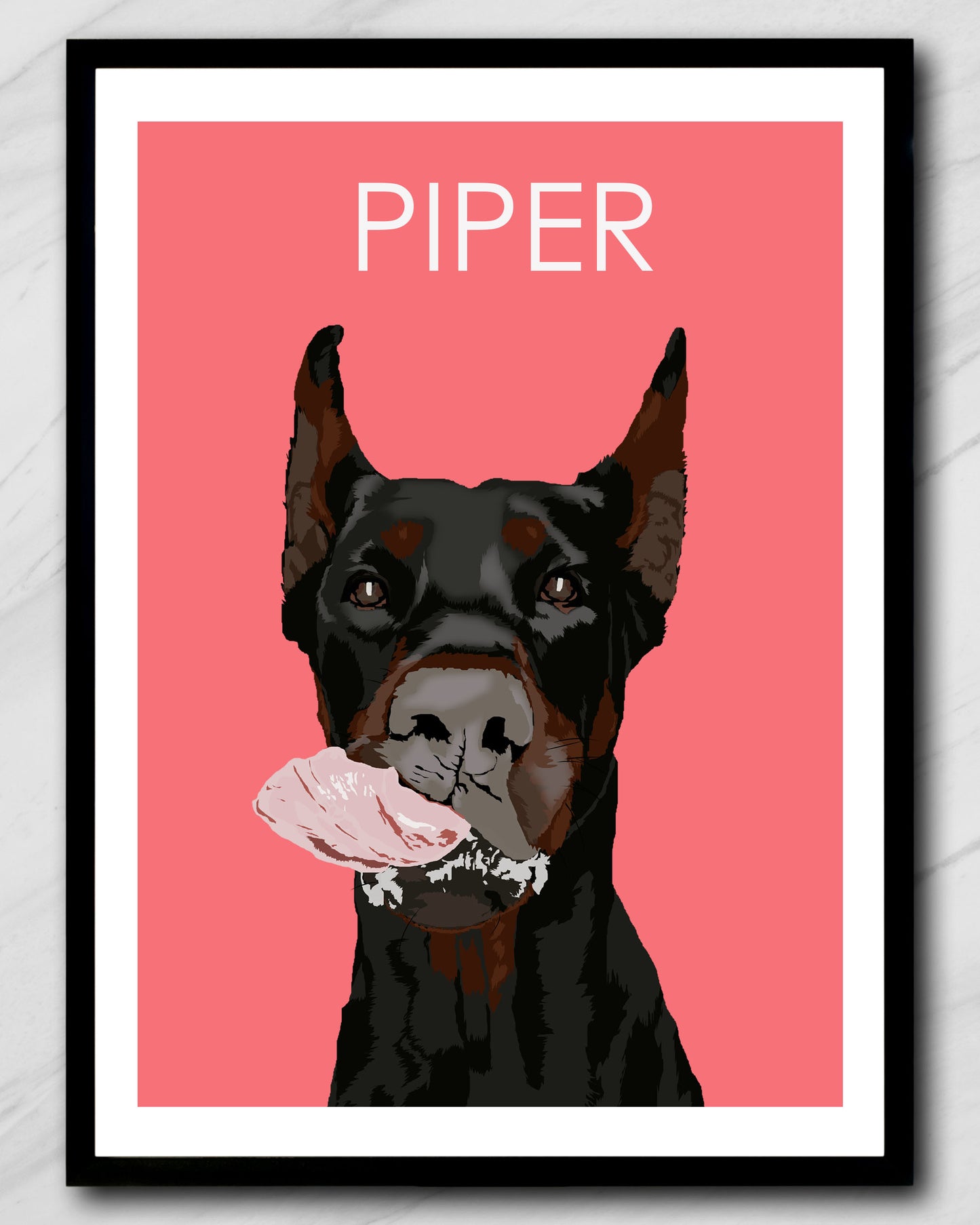 Customized Pet Portrait (Minimalist)