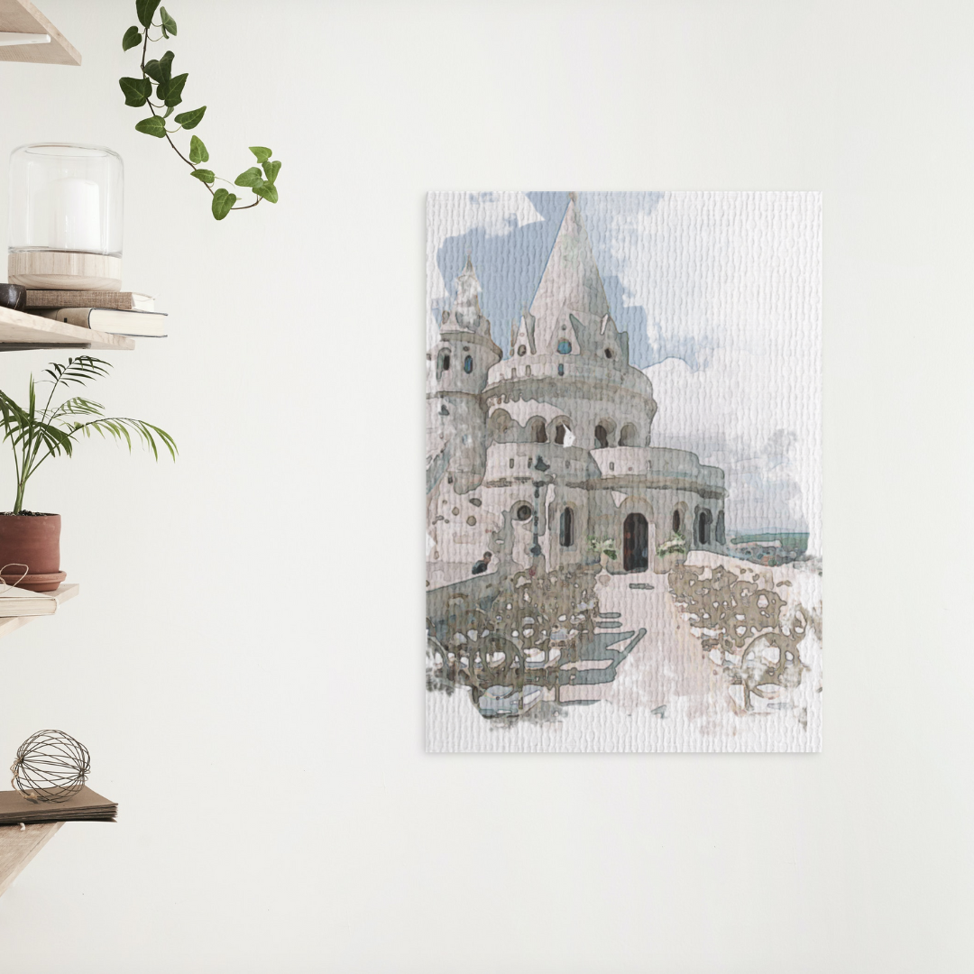 Wedding Venue Watercolor Poster