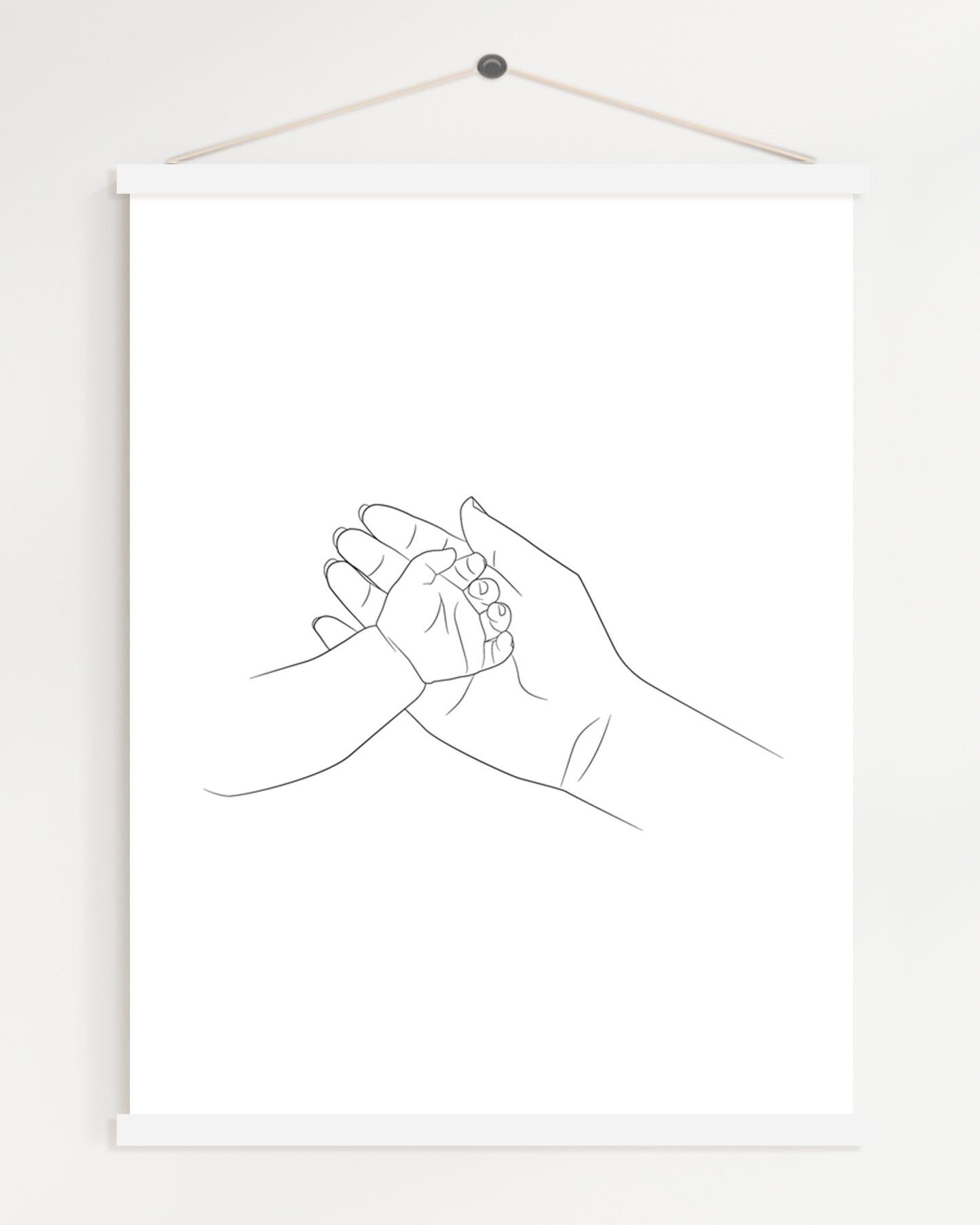 Holding Baby's Hand Portrait