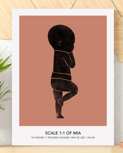 Customized Baby Birth Portrait image