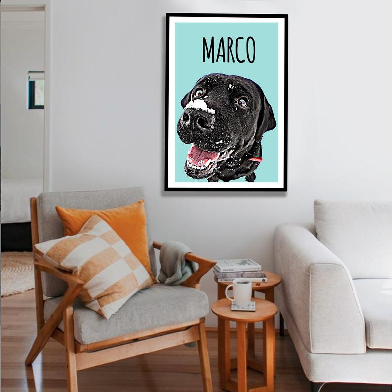 Funny Personalized Pet Portrait