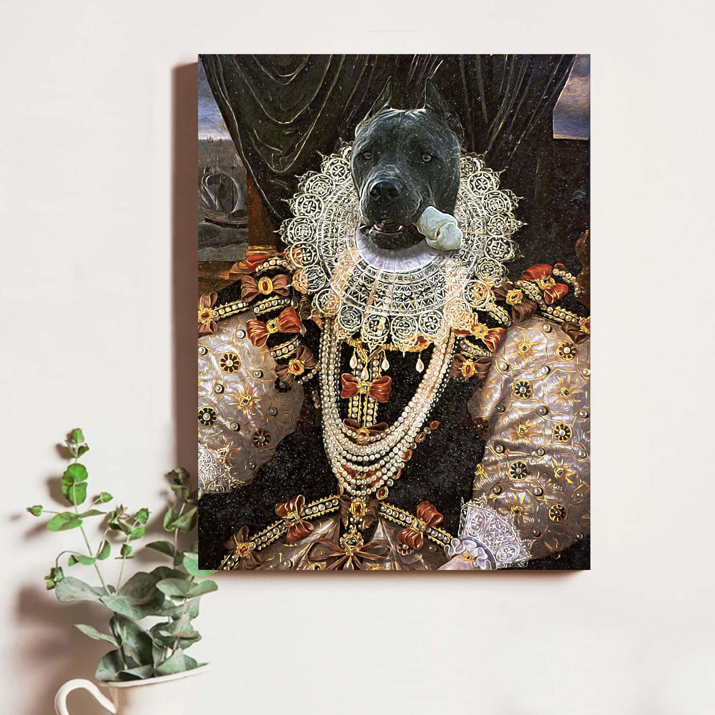 Custom Renaissance Pet Portrait